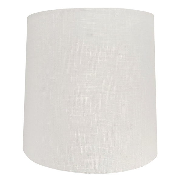 Off-White Tapered Drum Small Table Lamp Shade, 10x11x10.5