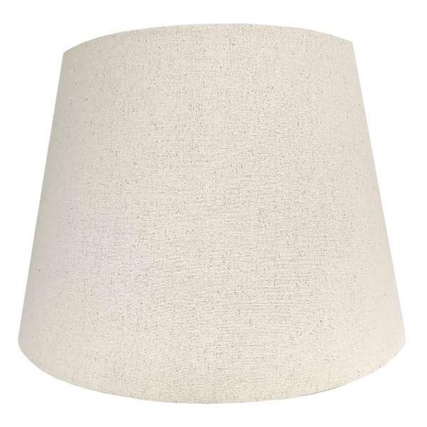 Oatmeal Tapered Drum Large Table Lamp Shade, 13x17x12