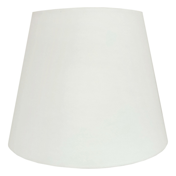 White Tapered Drum Small Table Lamp Shade, 7x10x8
