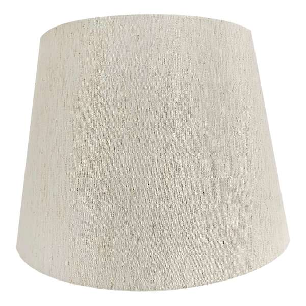 Light Tan Tapered Drum Large Table Lamp Shade, 13x17x12