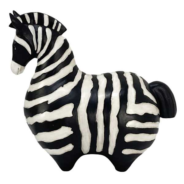 Zebra Figurine, 8.5"