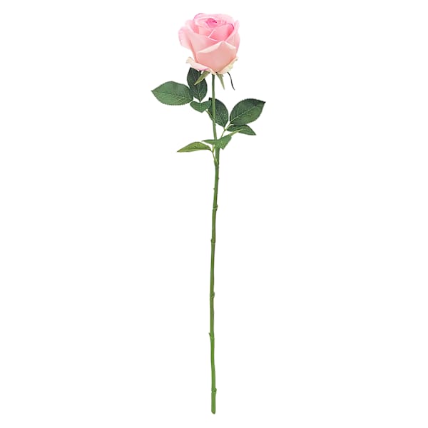 Pink Real Feel Rose Floral Stem, 27"
