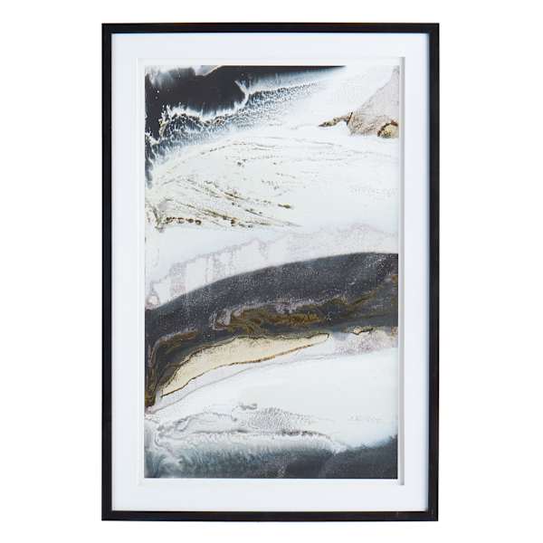 Crosby St. Glass Framed Abstract Print Wall Art, 25x37