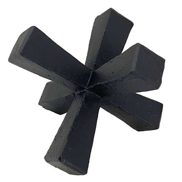 Black Block Spike Figurine, 3.5"