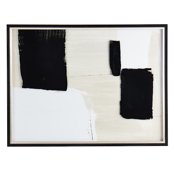Crosby St. Framed Abstract Canvas Wall Art, 42x32