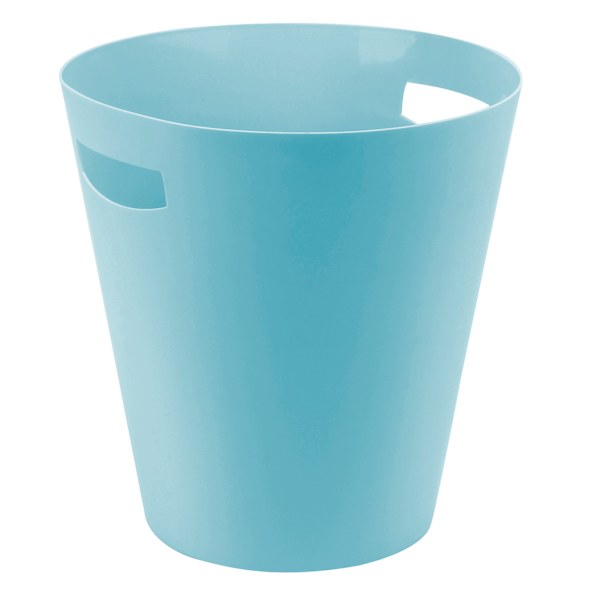 Blue Round Wastebasket, 5l