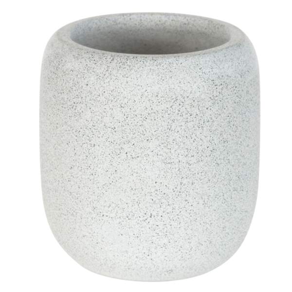 Crosby St. Alder Cement Grey Tumbler, 4"