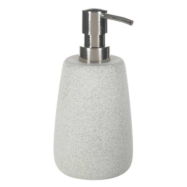 Crosby St. Alder Cement Grey Soap Dispenser, 7.3"