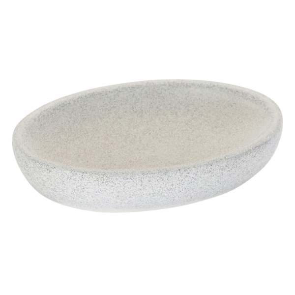 Crosby St. Alder Cement Grey Soap Dish, 5.3"
