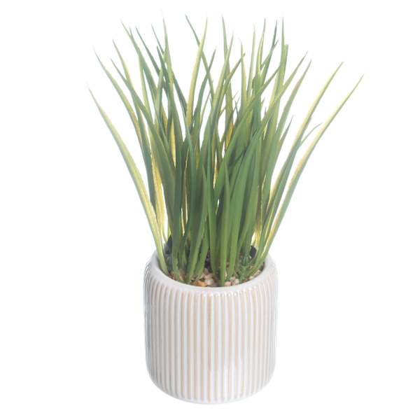 Ty Pennington Grass Bundle in Ceramic Pot, 22"
