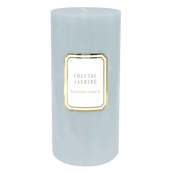 Providence Coastal Jasmine Scented Pillar Candle, 3x6