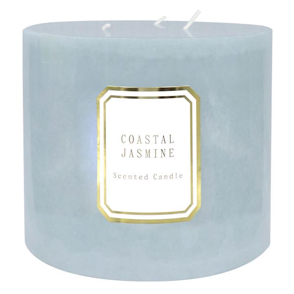 Providence Coastal Jasmine Scented Pillar Candle, 6x5