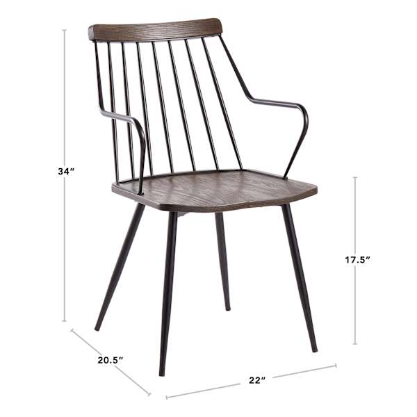 Honeybloom Whitley Dining Chair, Neutral