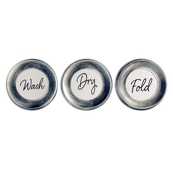 3-Piece Wash, Dry, Fold Wall Mirror Set, 10"
