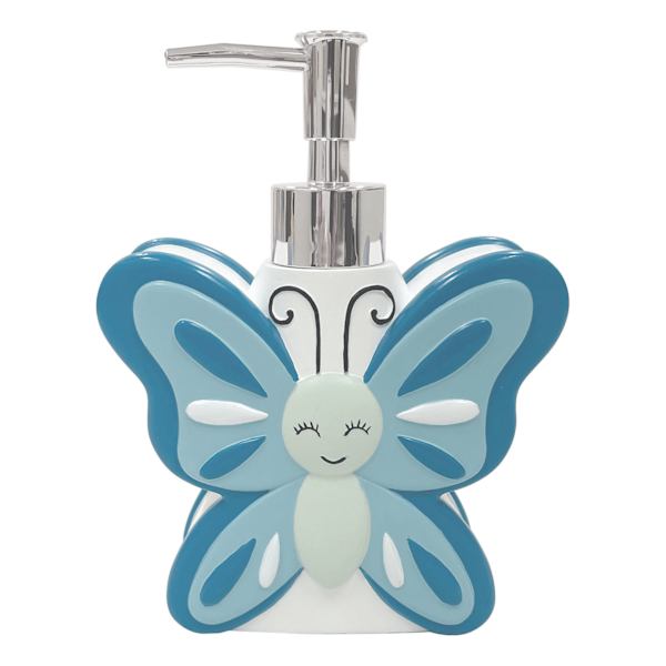 Tiny Dreamers May Butterfly Blue Soap Dispenser, 7"