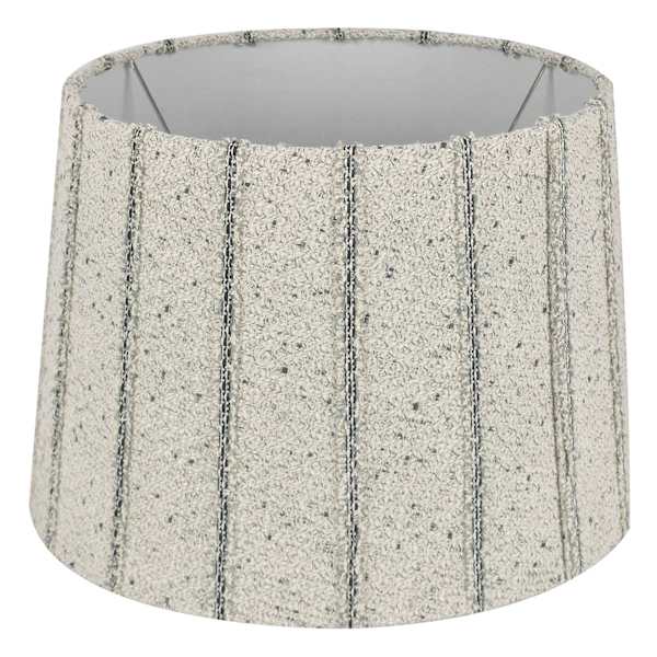 Found & Fable Striped Textured Small Table Lamp Shade, 9x11x9