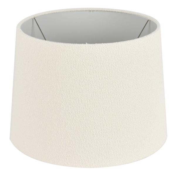 Crosby St. White Boucle Medium Table Lamp Shade, 12x14x10