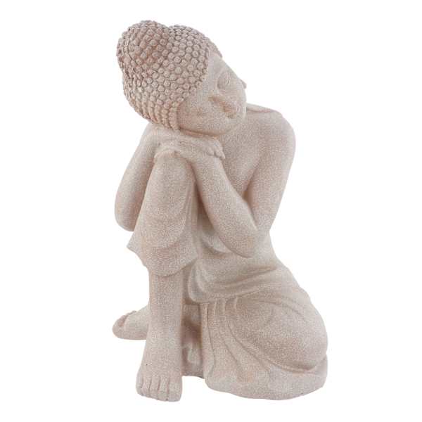 Found & Fable Buddha Outdoor Garden Statue, 20"