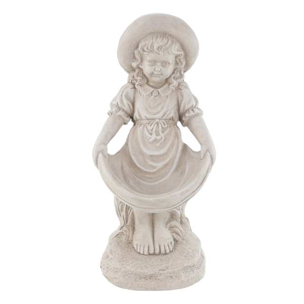 Girl Outdoor Garden Statue, 21.5"