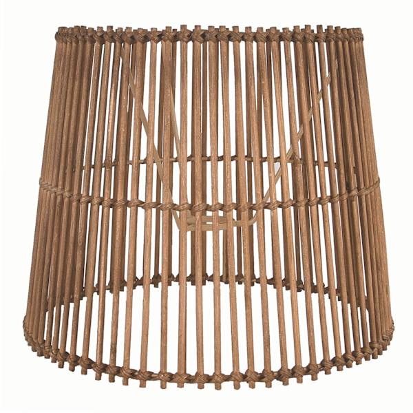 Found & Fable Natural Rattan Small Table Lamp Shade, 9x11x9