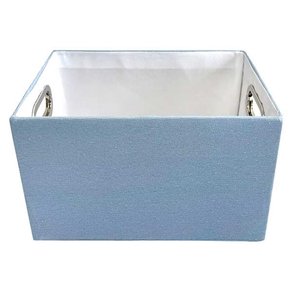 Tiny Dreamers Cerulean Fabric Storage Basket, Small