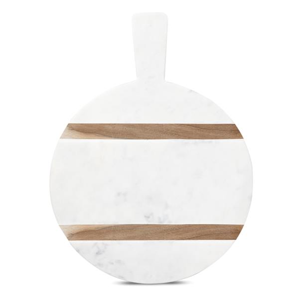 Providence Mable & Wood Round Cheese Board, 12"