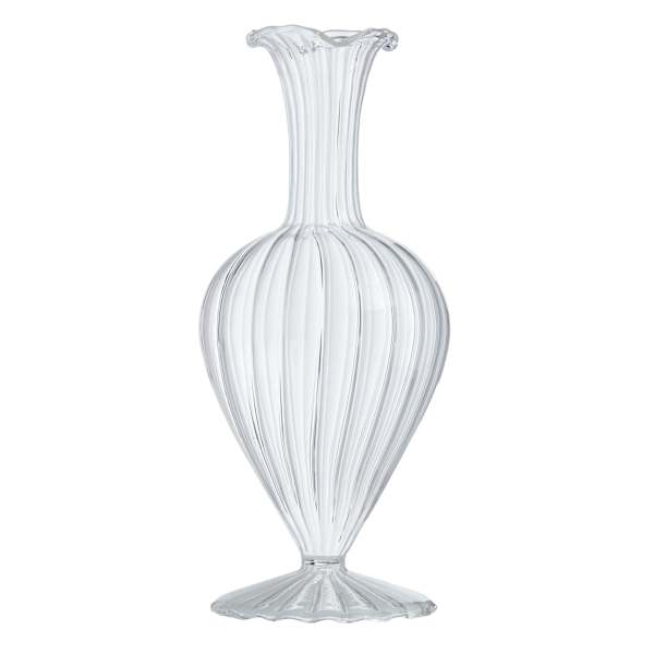 Willow Crossley Clear Glass Urn Vase, 7"