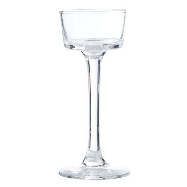 Clear Stem Glass Tealight Candle Holder, 5"