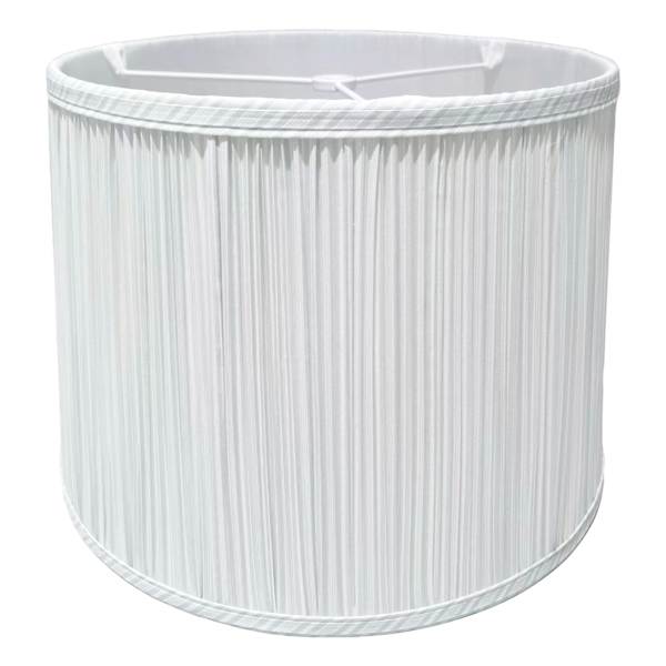Providence Blue Striped Pleated Medium Table Lamp Shade, 12x14x10
