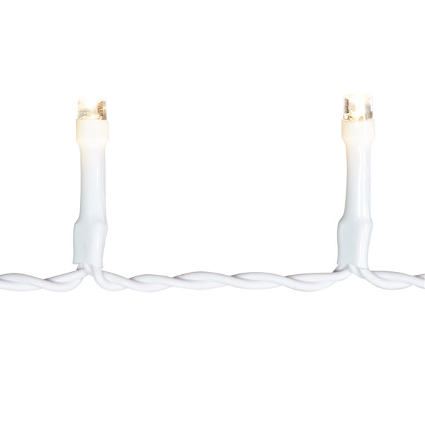 LED White Micro Curtain Lights, 8-Functions