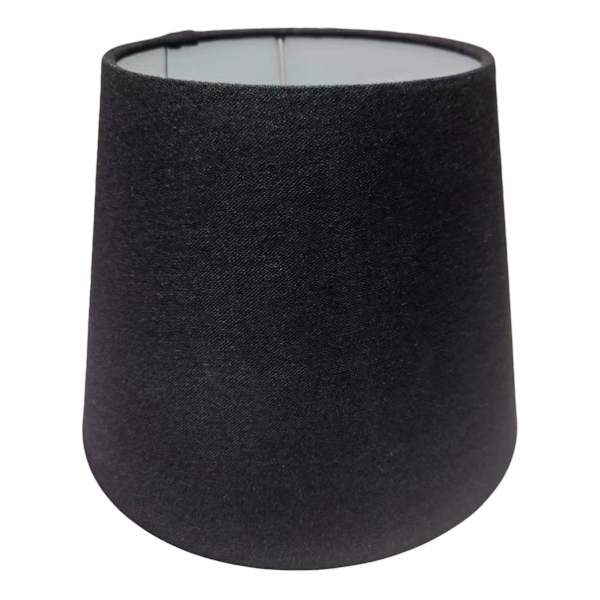 Black Tapered Drum Small Table Lamp Shade, 7x10x8