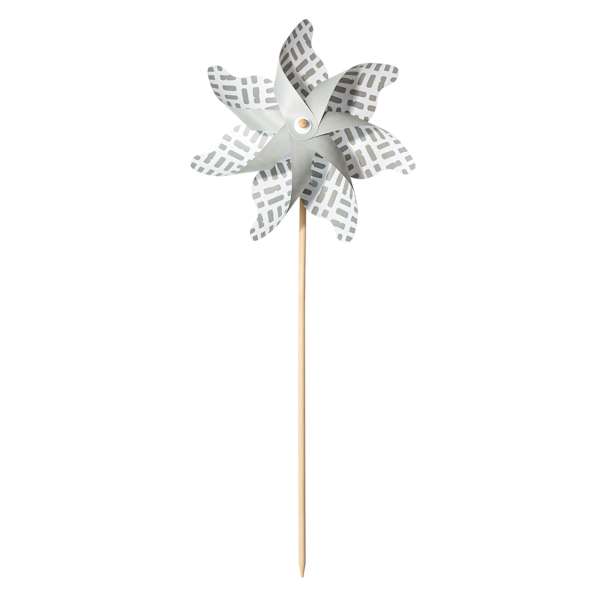 Ty Pennington Grey Print Whirligig, 41"