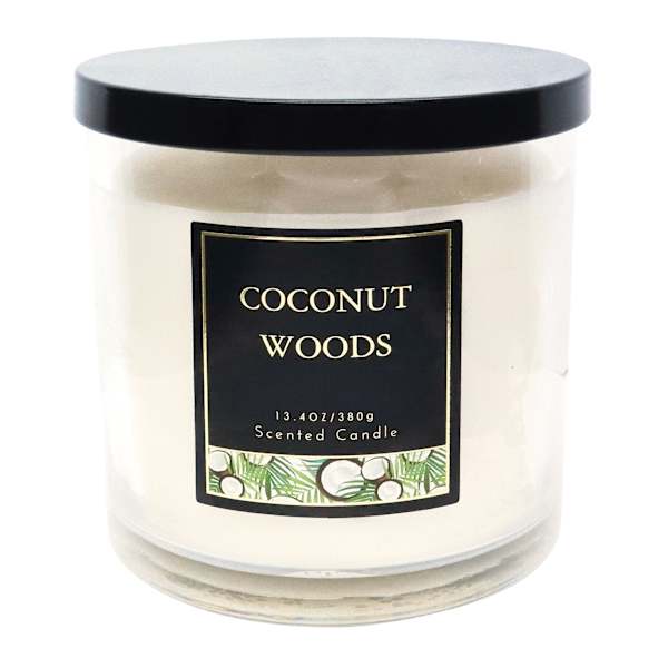 Coconut Woods Scented Jar Candles, 13.4oz