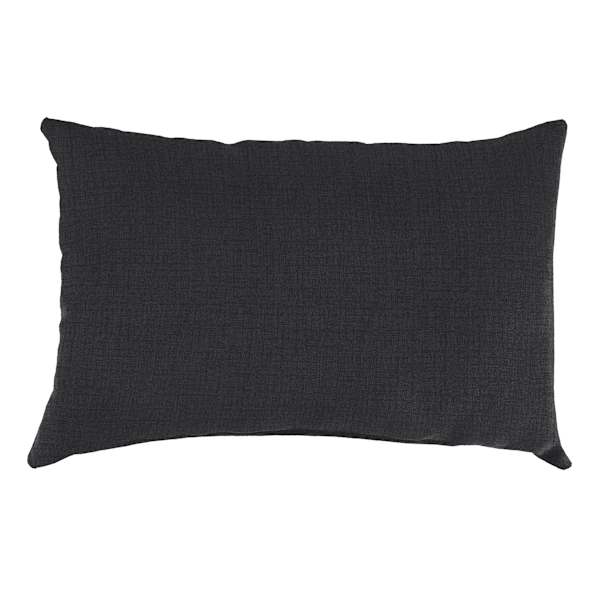 Sorvino Ash Premium Lumbar Outdoor Throw Pillow, 14x20