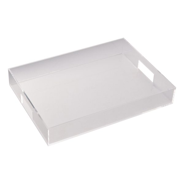 Clear Decorative Tray, 14x10