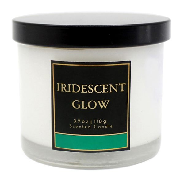 Iridescent Glow Scented Jar Candle, 3.9oz