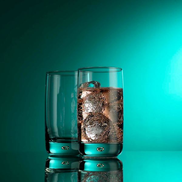 Set of 4 Evo Bubble Glass Highball, 16oz