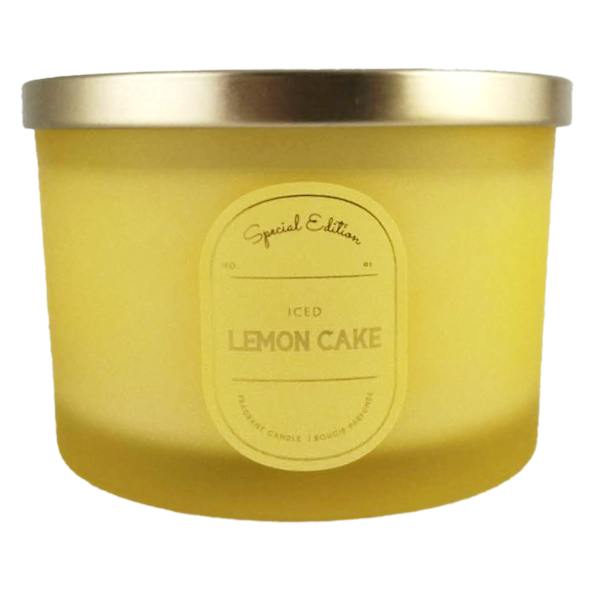Iced Lemon Cake Scented Jar Candle, 16oz