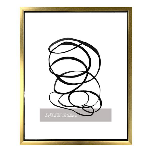 Gold Floating Wall Frame, 16x20