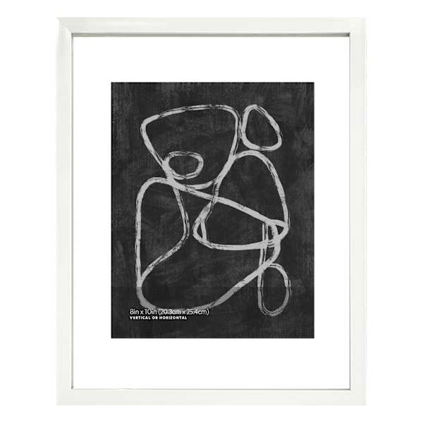 White Floating Wall Frame, 11x14
