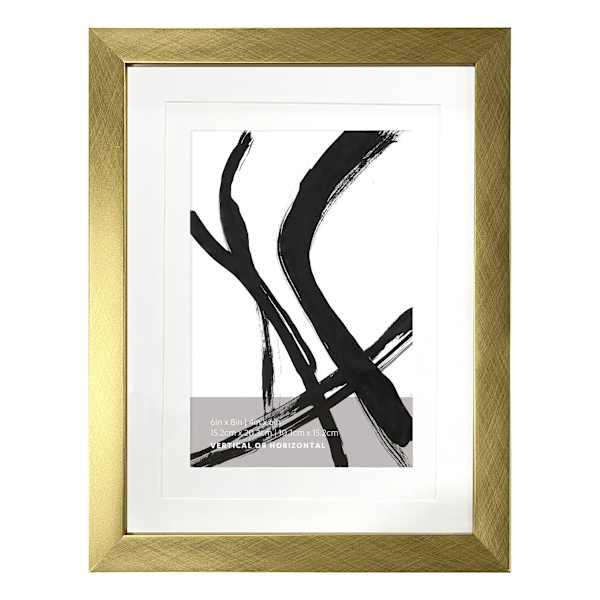 Gold Double Matted Wall Frame, 6x8