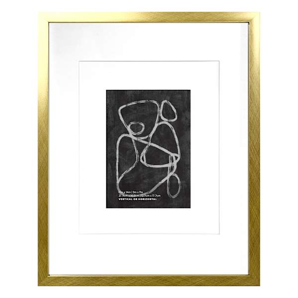 Gold Double Mat Wall Frame, 11x14
