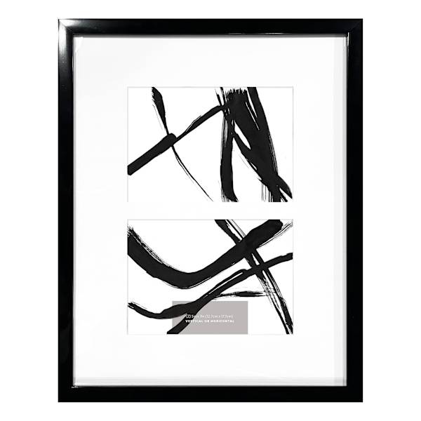 2-Opening Black Collage Picture Frame, 11x14
