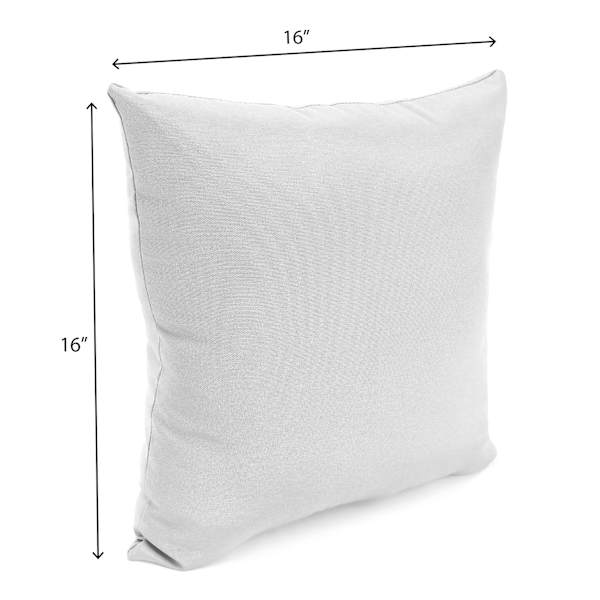 Tracey Boyd Burnt Orange Textured Square Outdoor Throw Pillow, 16"