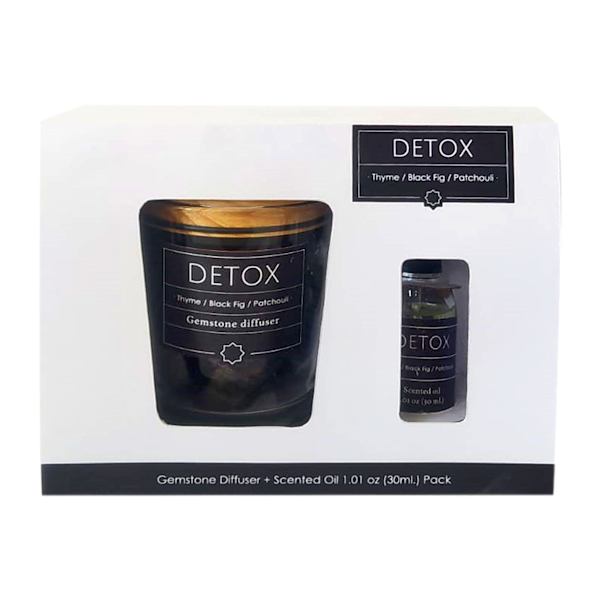 Found & Fable Detox Gemstone Diffuser Oil, 1oz
