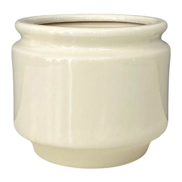 Honeybloom Indoor White Lennon Planter, 6"