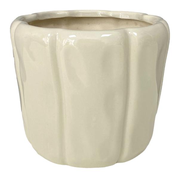 Honeybloom Indoor White Missie Planter, 6"