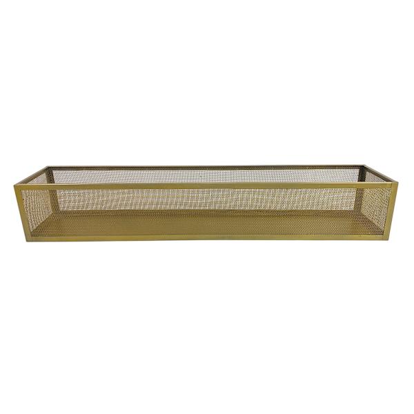 Gold Mesh Candle Holder, 24"