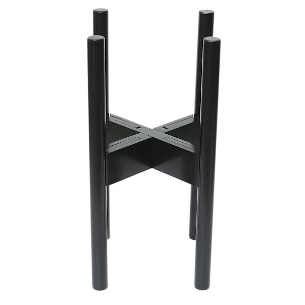 Black Bamboo Adjustable Plant Stand, 10"