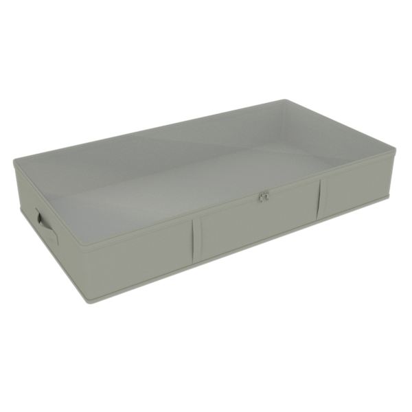 2-Pack Under Bed Storage Bag Organizer, Grey